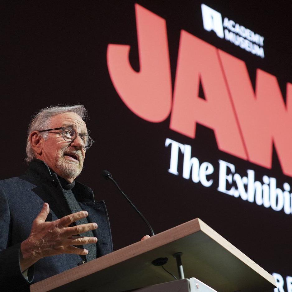 Steven Spielberg celebrates 'awesome' 50th anniversary 'Jaws' exhibition at Academy Museum